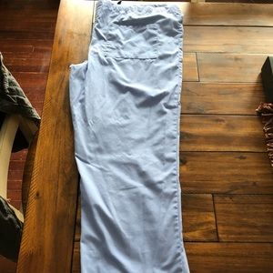 Small Drawstring Ceil Blue Scrub Pants